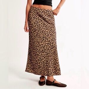 Abercrombie & fitch cheetah maxi skirt